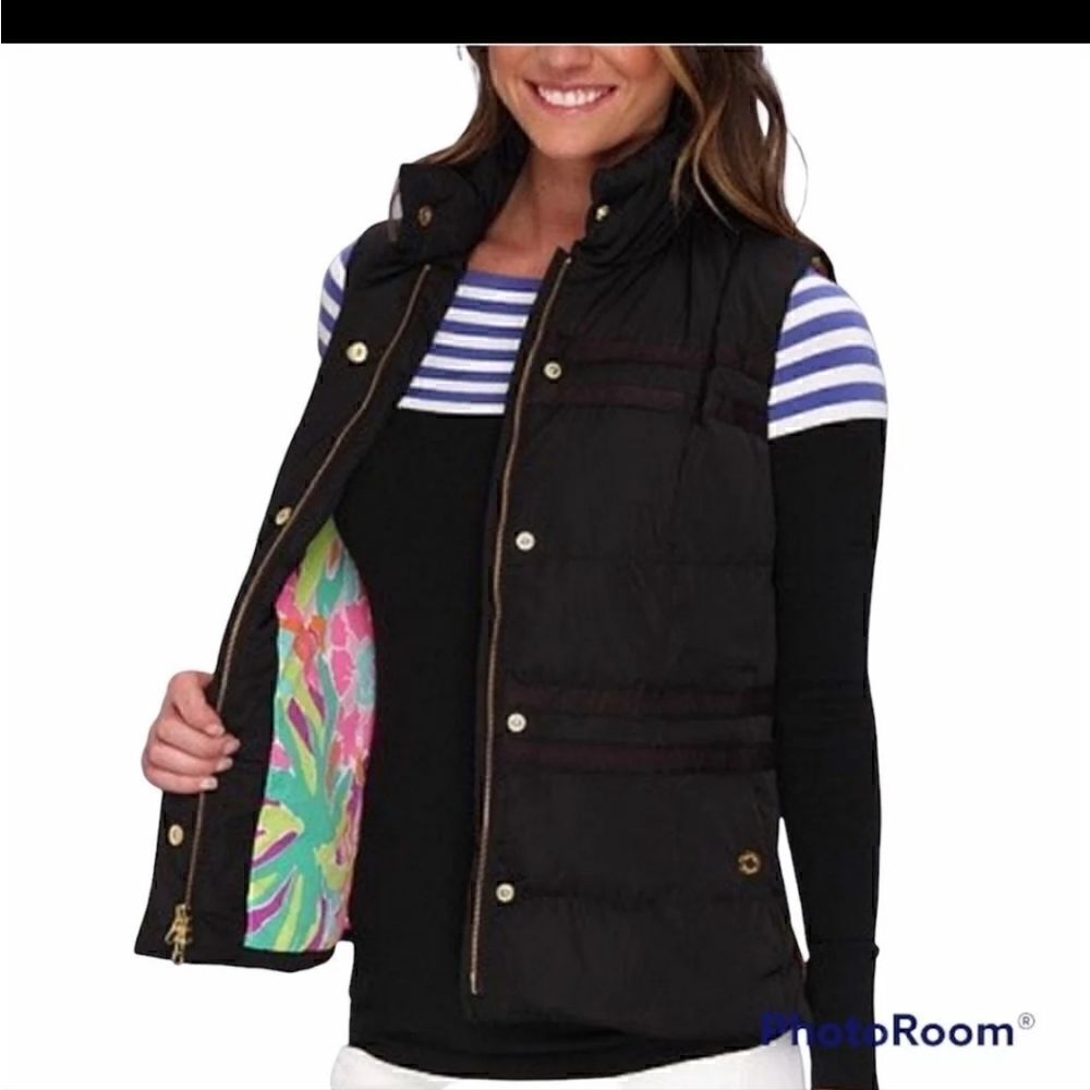 Lilly Pulitzer Kate Puffer Vest S
